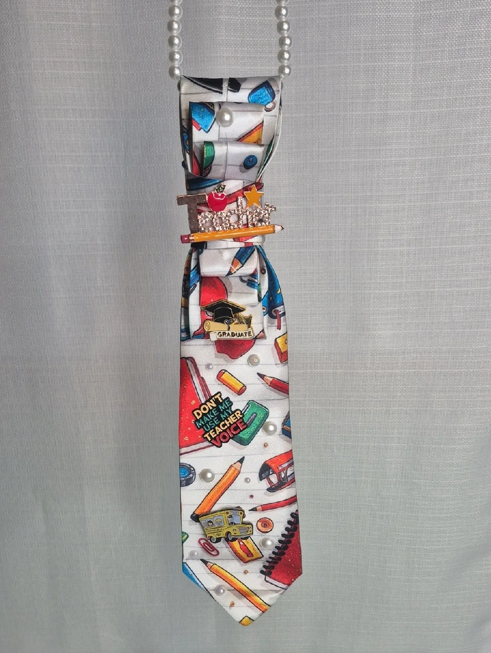 Handcrafted Luxury Fashion Necktie Necklace 📿 (THE TEACHER'S PET)